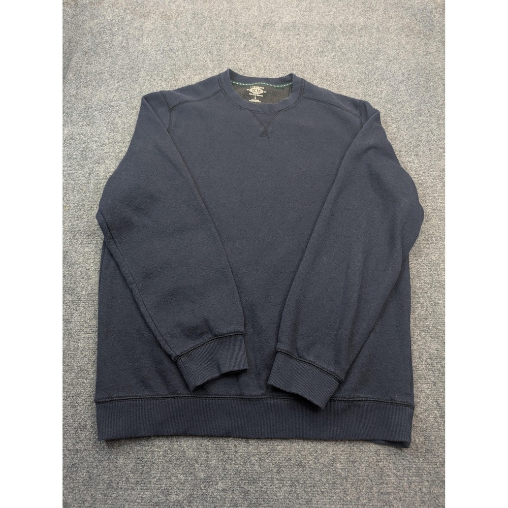 G.H. Bass & Co. Sweatshirt Mens Large Blue Fleece Pullover Casual